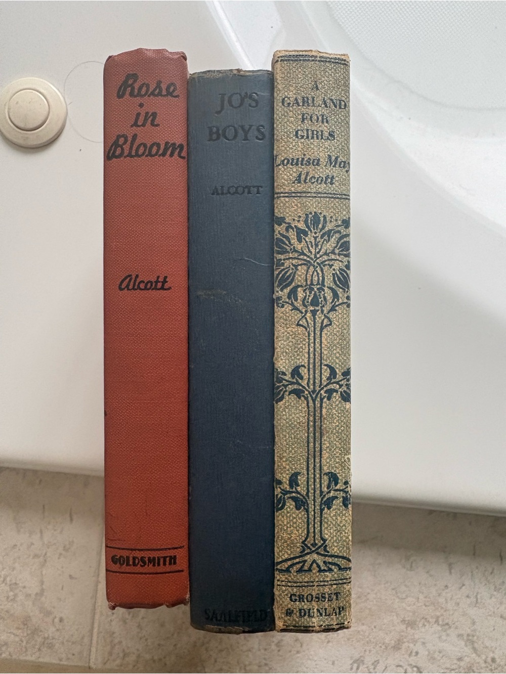 Set of 3 Vintage Louisa May Alcott Hardcover Books